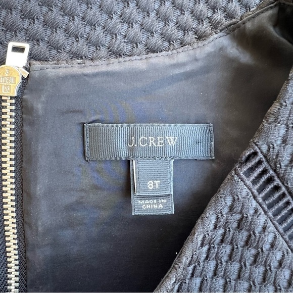 J Crew Petite Portfolio Dress in Black Size 8 T - Picture 7 of 7